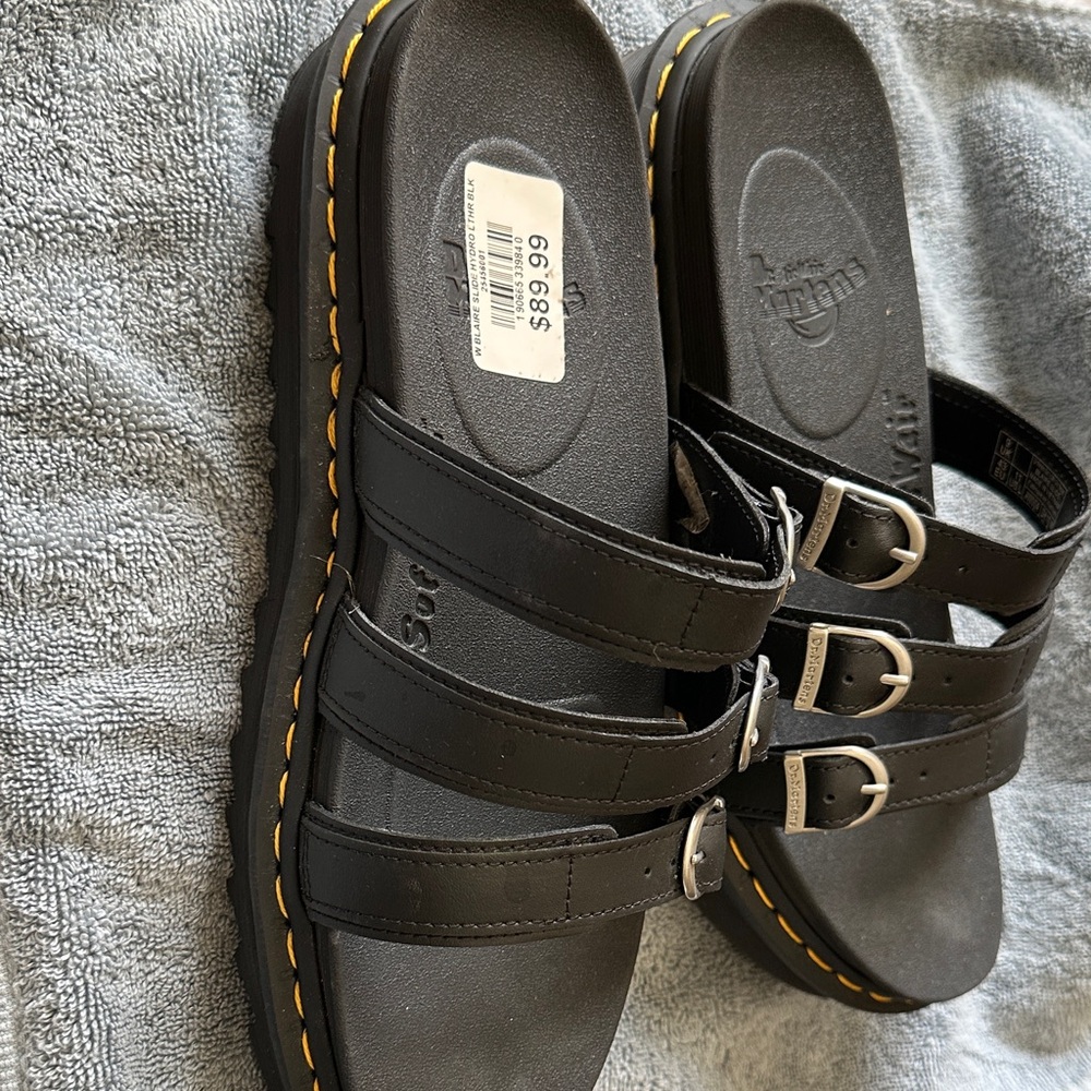 Dr. Martens Black Textured Footwear - Picture 4 of 9